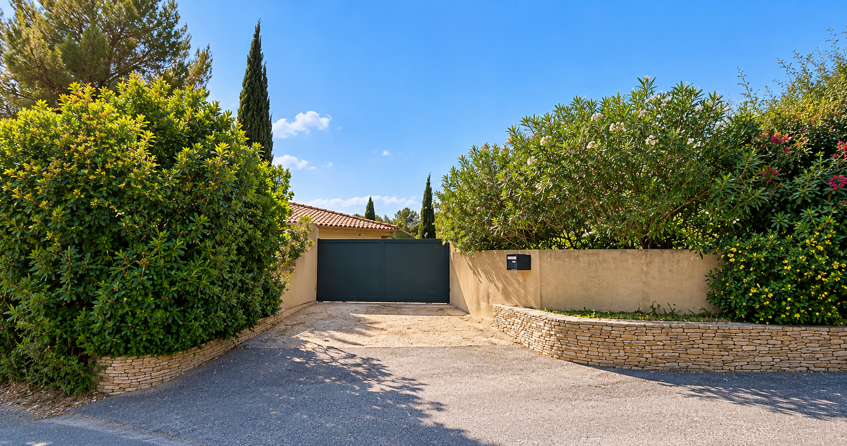 Portail d’accès à la villa 330